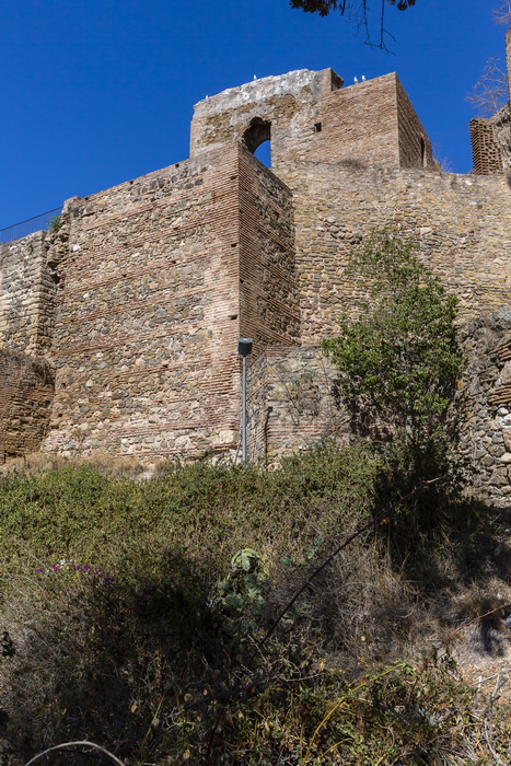 22/08/2014-Malaga(Andalousie)-->Montée vers le chateau et vues de la ville