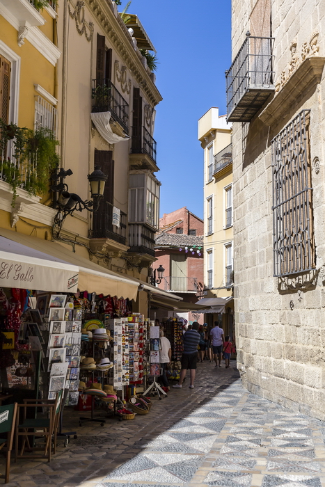22/08/2014-Malaga(Andalousie)-->Rue devant le musée Picasso