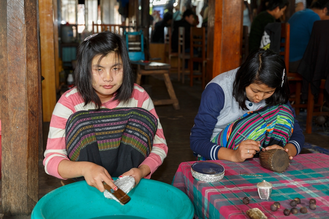 13/02/2016-Lac Inlé(Myanmar)-Artisanat