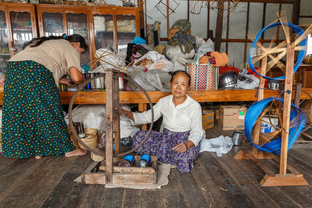 13/02/2016-Lac Inlé(Myanmar)-Artisanat