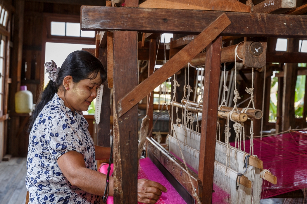 13/02/2016-Lac Inlé(Myanmar)-Artisanat