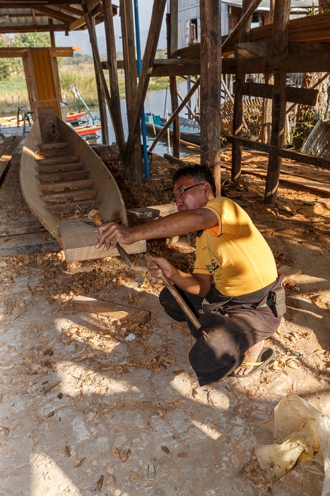 13/02/2016-Lac Inlé(Myanmar)-Artisanat