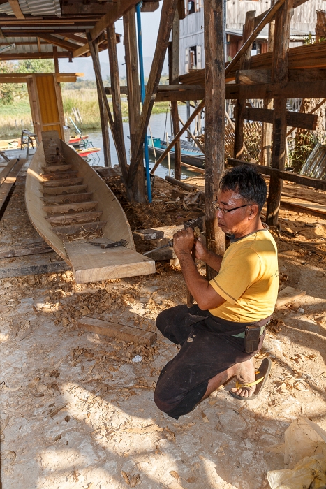 13/02/2016-Lac Inlé(Myanmar)-Artisanat