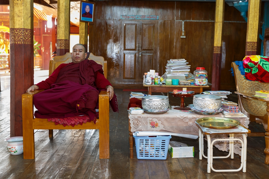 13/02/2016-Lac Inlé(Myanmar)-Monastère Nga Hpe Chaung
