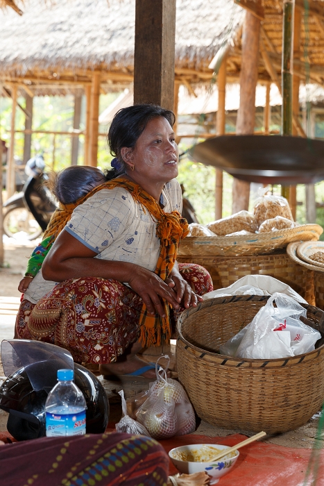 13/02/2016-Lac Inlé(Myanmar)-Pagode In Dhein