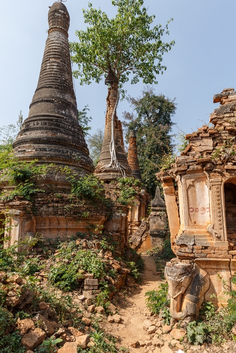 13/02/2016-Lac Inlé(Myanmar)-Pagode In Dhein