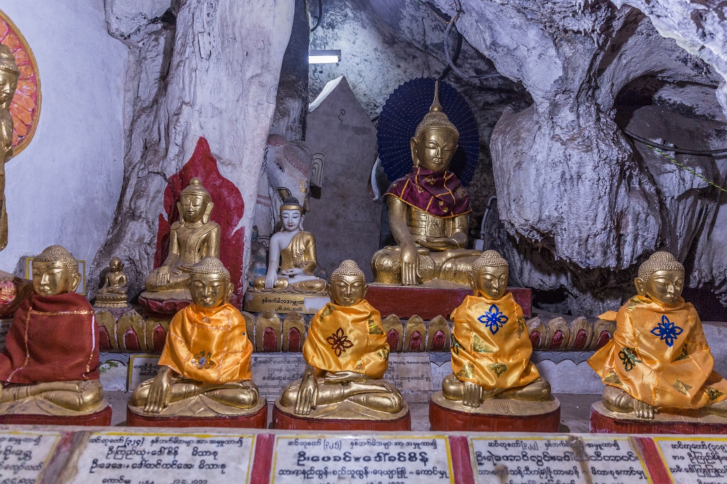 14/02/2016-Pindaya(Myanmar)-Grotte dorée