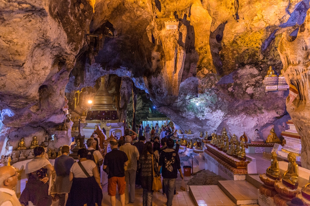 14/02/2016-Pindaya(Myanmar)-Grotte dorée