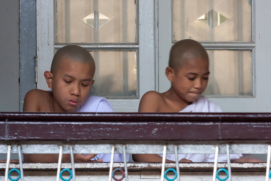 15/02/2016-Mandalay(Birmanie)-Monstère de Amarapura