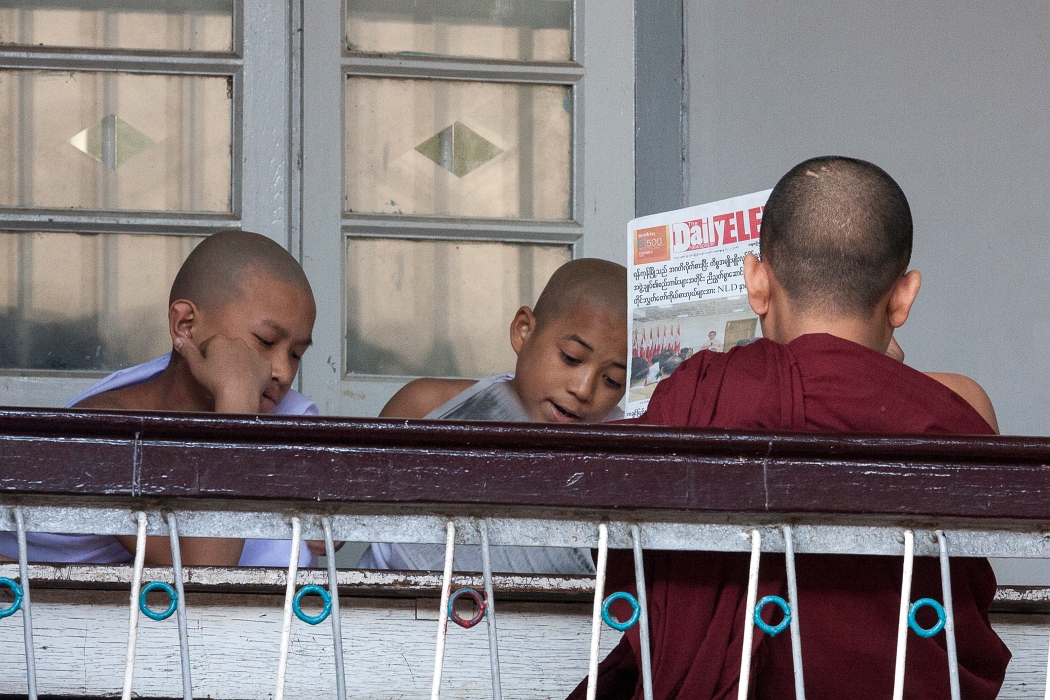 15/02/2016-Mandalay(Birmanie)-Monstère de Amarapura