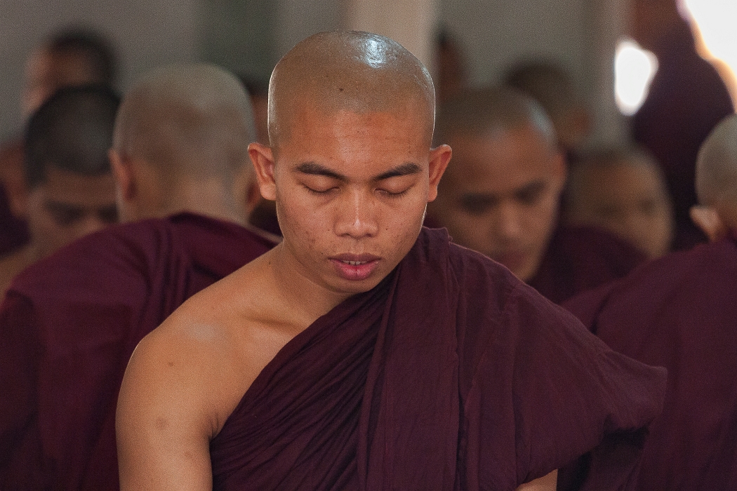 15/02/2016-Mandalay(Birmanie)-Monstère de Amarapura