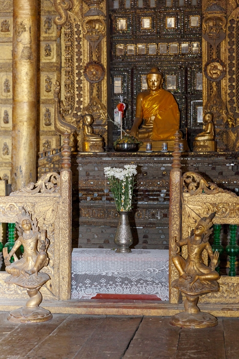 15/02/2016-Mandalay(Birmanie)-Monastère de Shwenandow