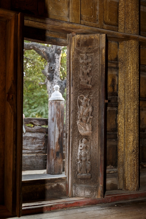15/02/2016-Mandalay(Birmanie)-Monastère de Shwenandow
