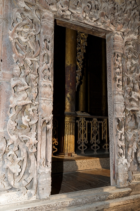 15/02/2016-Mandalay(Birmanie)-Monastère de Shwenandow