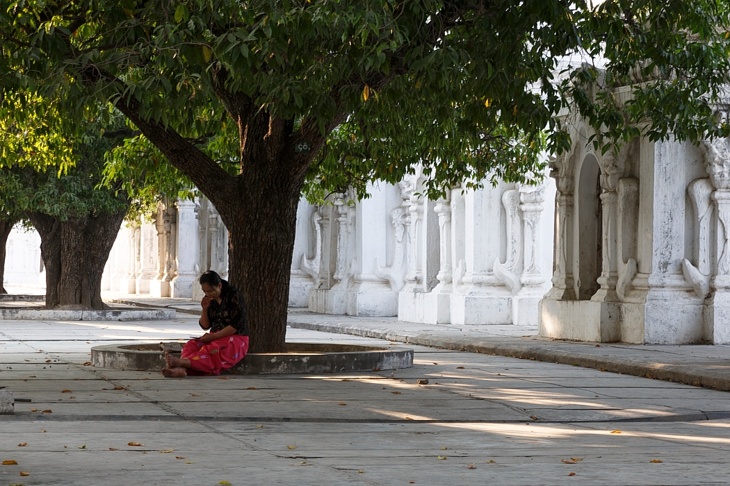 15/02/2016-Mandalay(Birmanie)-Pagode Kuthodaw