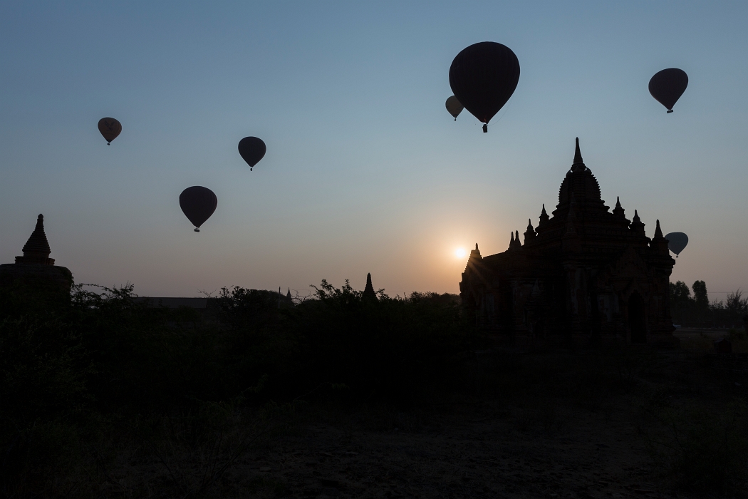 18/02/2016-Bagan(Birmanie)-Le matin