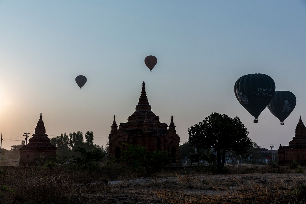 18/02/2016-Bagan(Birmanie)-Le matin