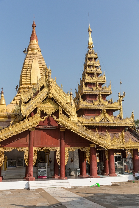 18/02/2016-Bagan(Birmanie)-Pagode dorée Shwe Zigon