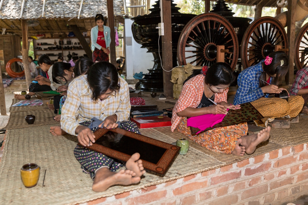 18/02/2016-Bagan(Birmanie)-Artisanat