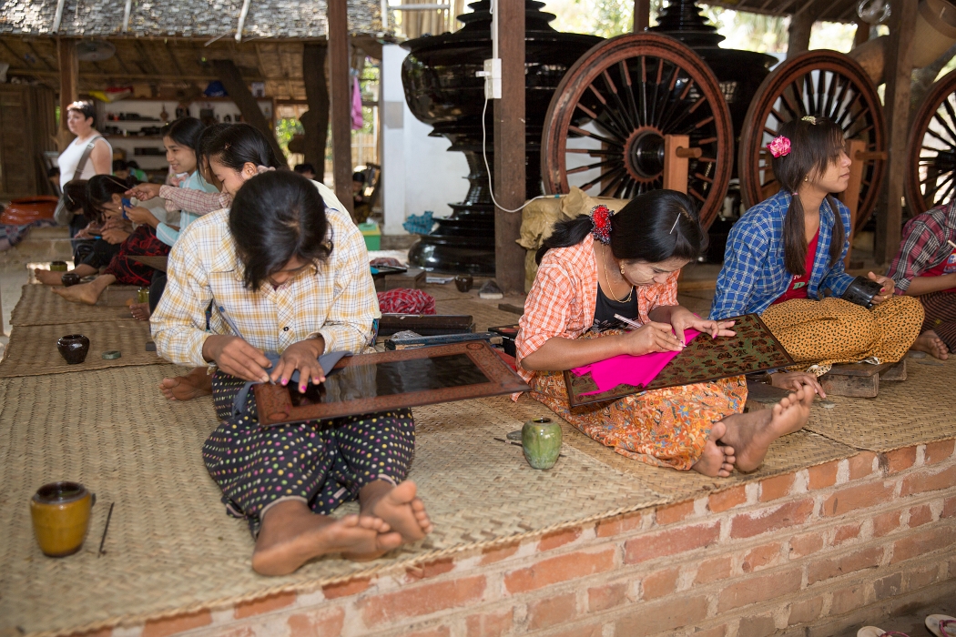 18/02/2016-Bagan(Birmanie)-Artisanat