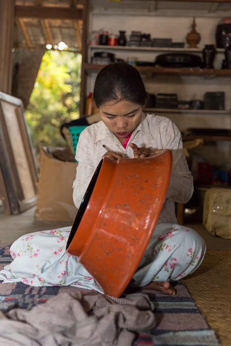 18/02/2016-Bagan(Birmanie)-Artisanat
