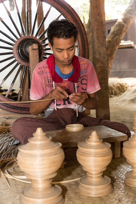 18/02/2016-Bagan(Birmanie)-Artisanat