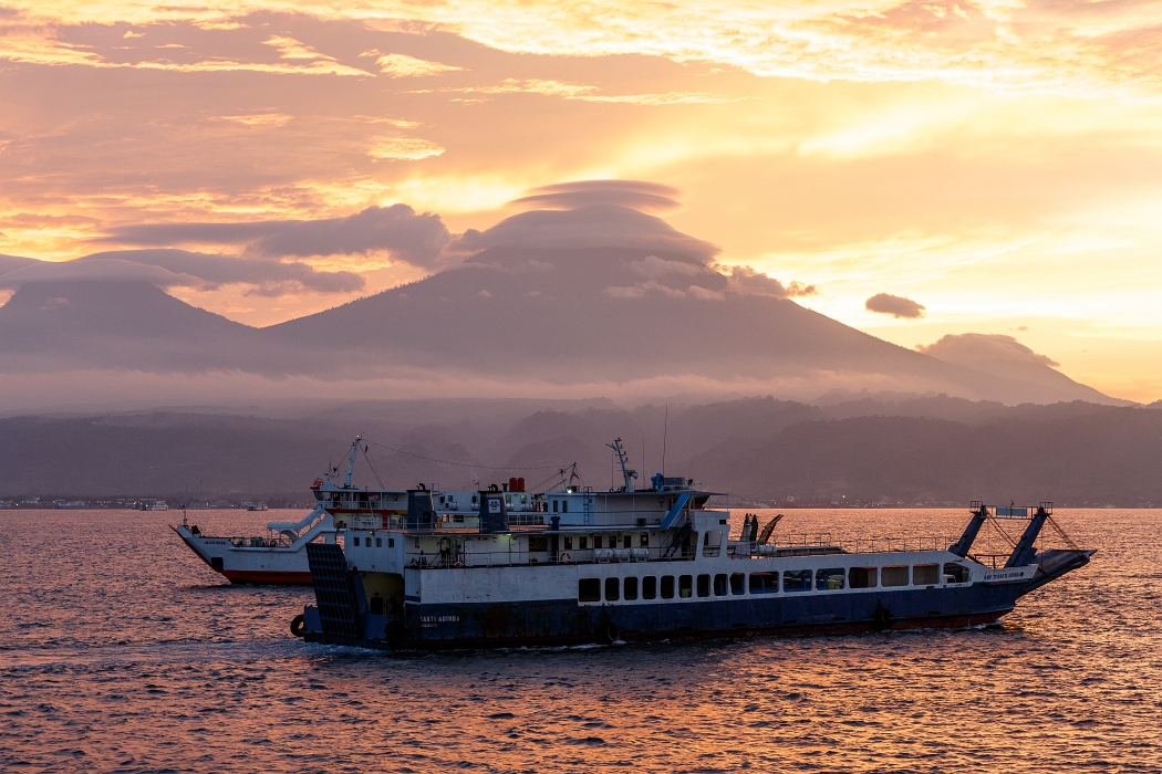 22/05/2018-Perancak(Bali)-La traverséé en Ferry vers Java-->Couc