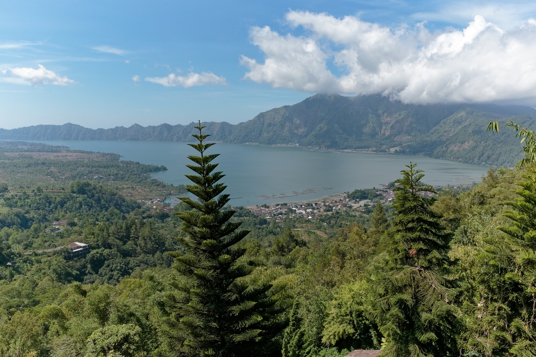 27/05/2018-Ubud(Bali)-Le volcan Agung et le lac Batur