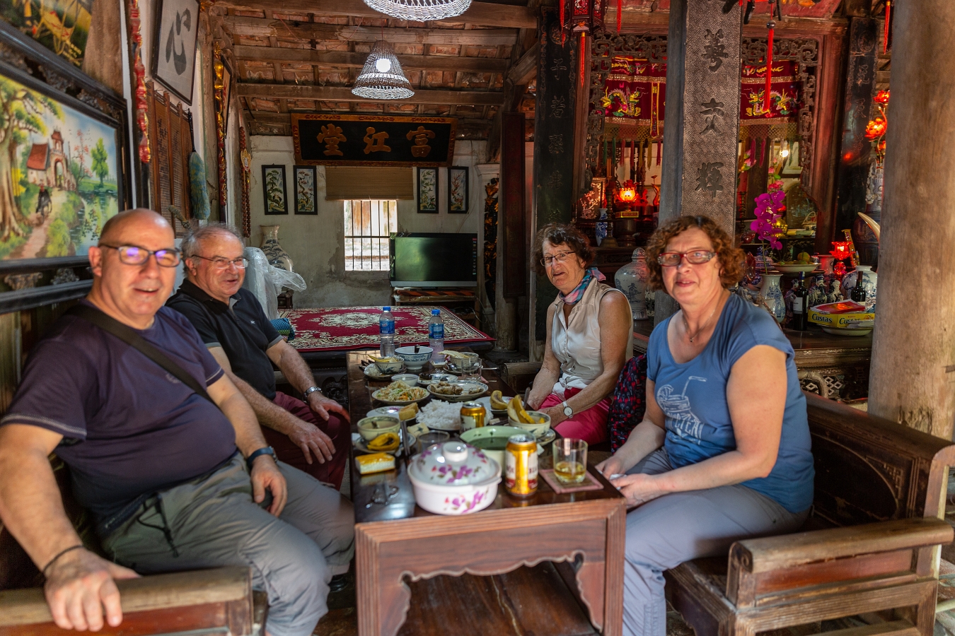 19/04/2019- Près de Hanoî(Vietnam)-Déjeuner chez l'habitant
