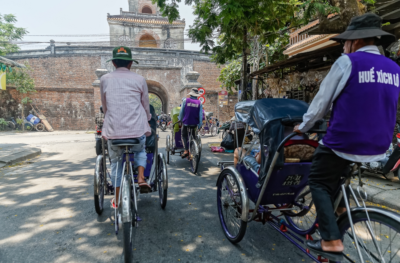 25/04/2019-Hué(Vietnam)-Promenade en cyclo-pousse