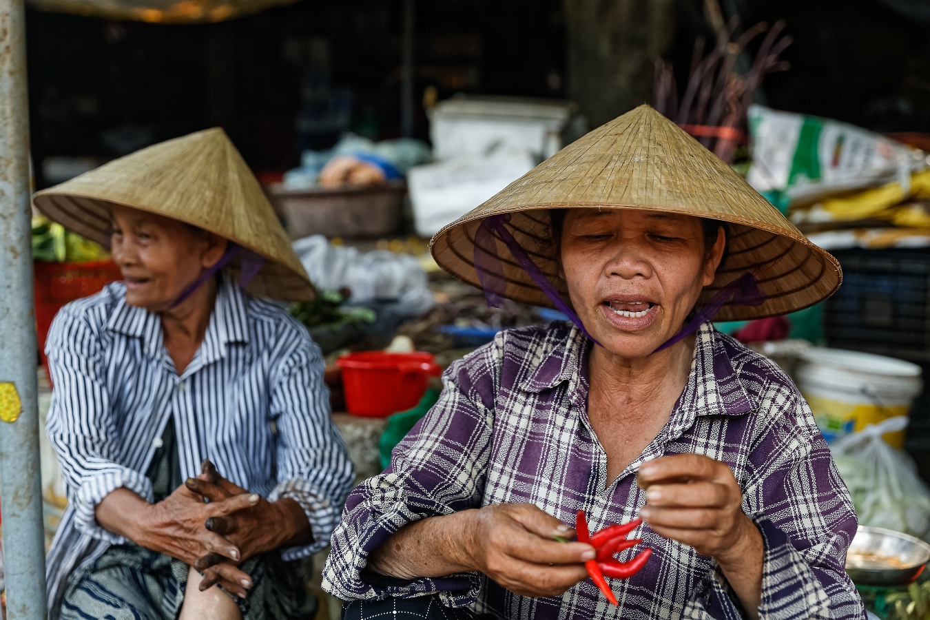25/04/2019-Hué(Vietnam)-marché Dong Ba