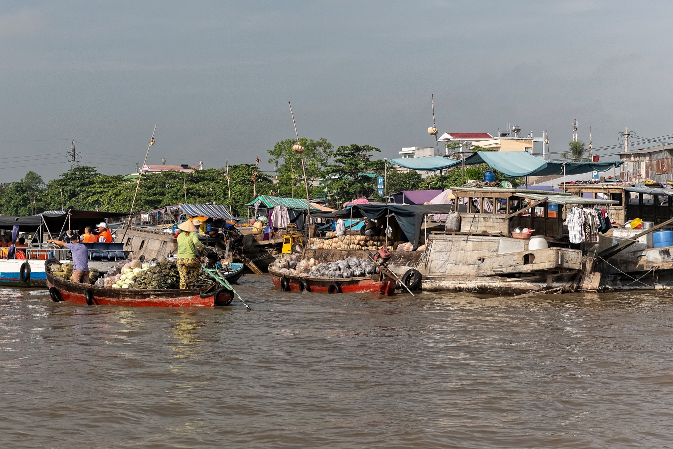 29/04/2019-Can Tho(Vietnam)-Marché flottant