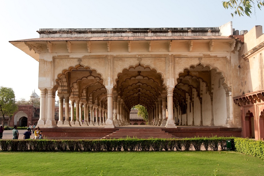 20110331-6707-p4.jpg - 31/03/2011-Agra(Inde)-Le fort rouge