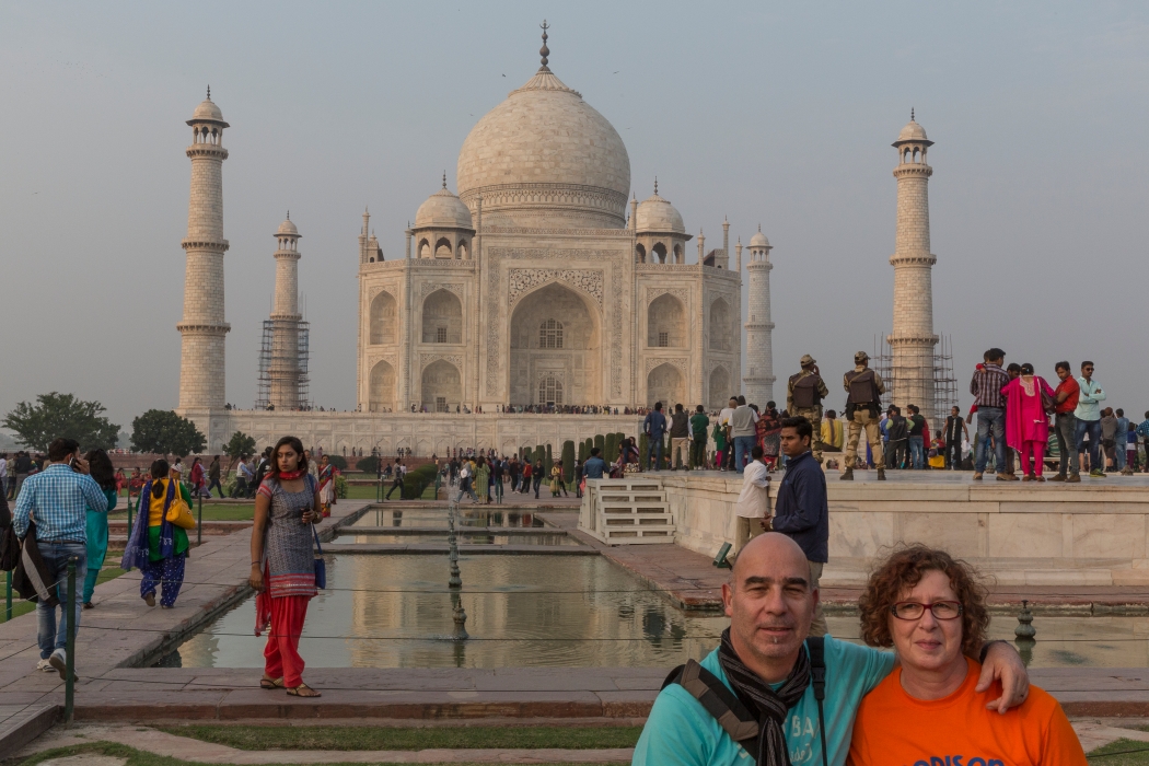 09/12/2015-Agra(Inde)-Taj Mahal-->Jocelyne, Patrice