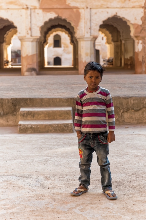 11/12/2015-Orchha(Inde)-La star du palais