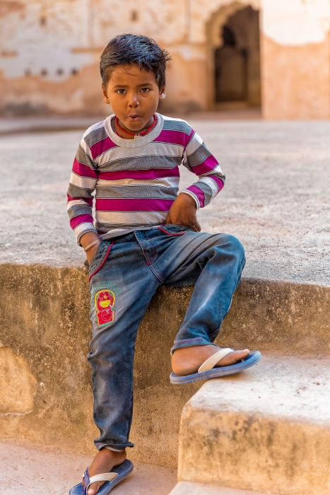 11/12/2015-Orchha(Inde)-La star du palais