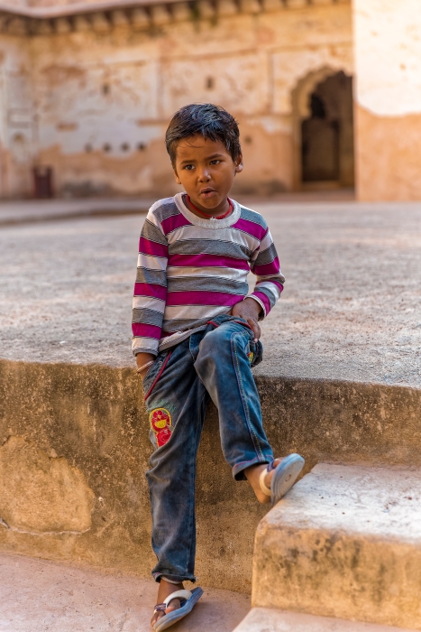 11/12/2015-Orchha(Inde)-La star du palais