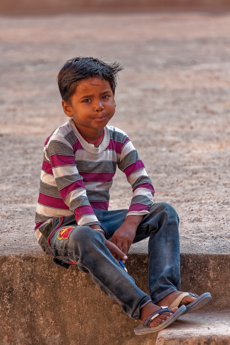 11/12/2015-Orchha(Inde)-La star du palais