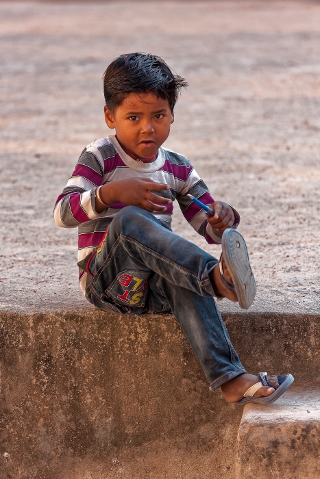 11/12/2015-Orchha(Inde)-La star du palais