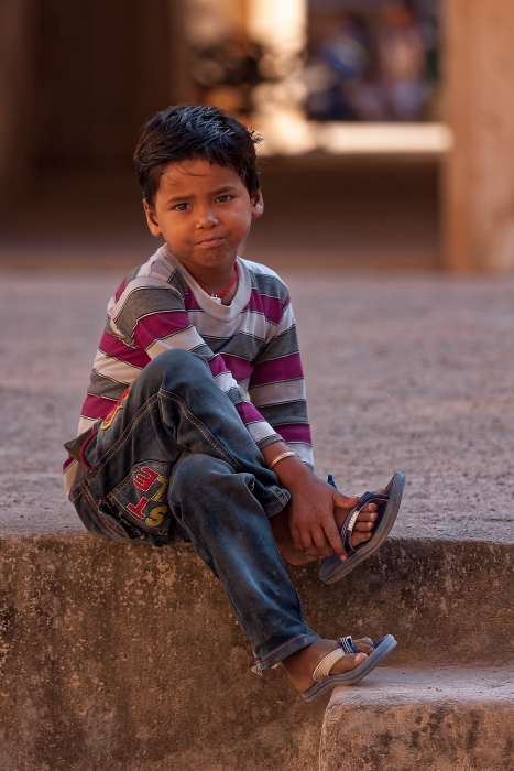 11/12/2015-Orchha(Inde)-La star du palais