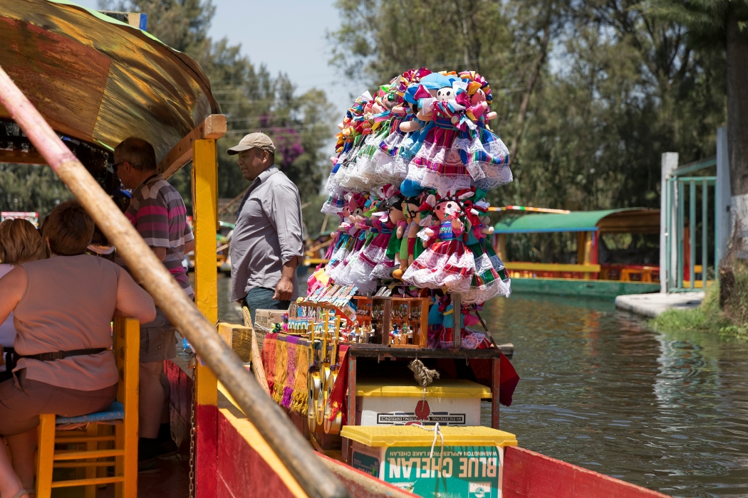 06/04/2014-Mexico-Xochimilco-->Les vendeurs