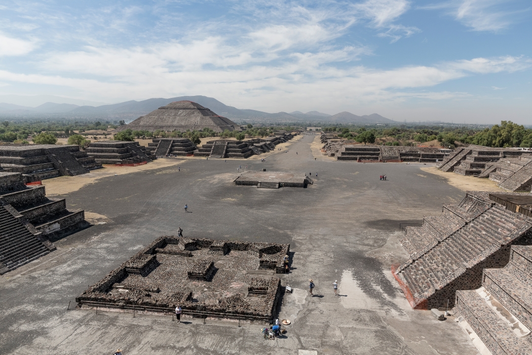 07/04/2014-Puebla(Mexique)-Site de Teotihuacan-->avenue