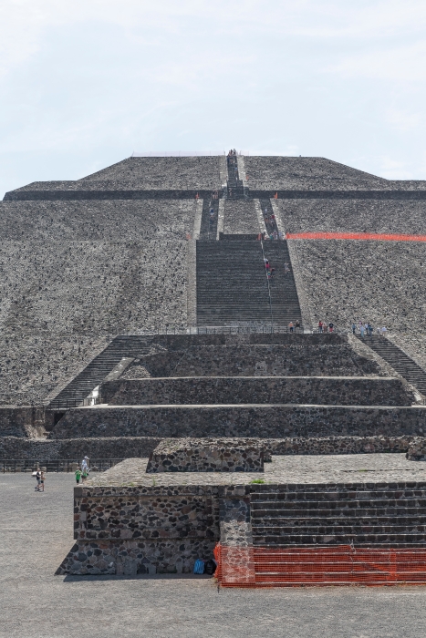 07/04/2014-Puebla(Mexique)-Site de Teotihuacan-->Temple du solei