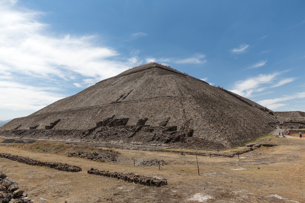 07/04/2014-Puebla(Mexique)-Site de Teotihuacan-->Temple du solei