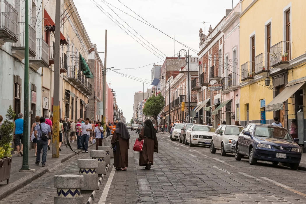 07/04/2014-Puebla(Mexique)-La ville de Puebla