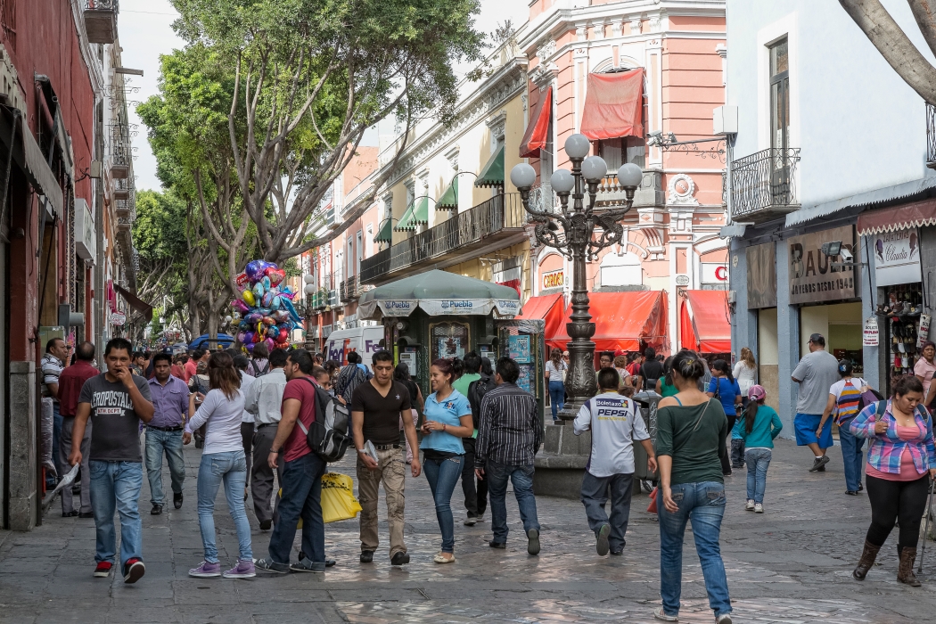 07/04/2014-Puebla(Mexique)-La ville de Puebla