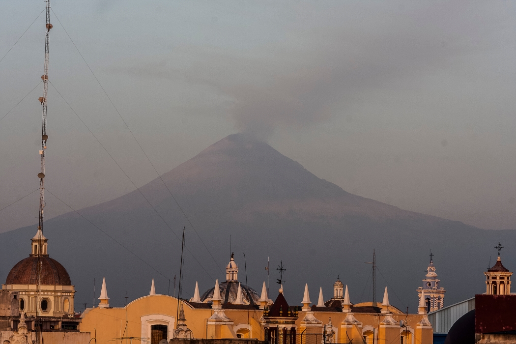 08/04/2014-Oaxaca(Mexique)-Sur la route-->Volcan Popocatepeti