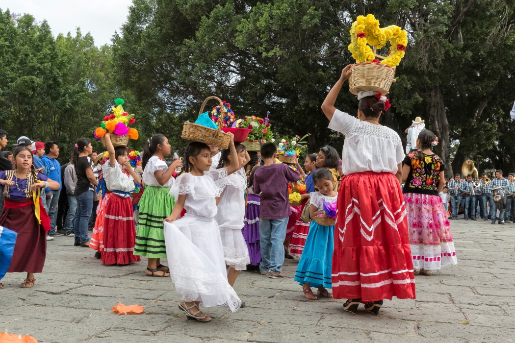 08/04/2014-Oaxaca(Mexique-Ville de Oaxaca-->Animation folkloriqu