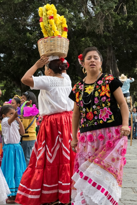 08/04/2014-Oaxaca(Mexique-Ville de Oaxaca-->Animation folkloriqu