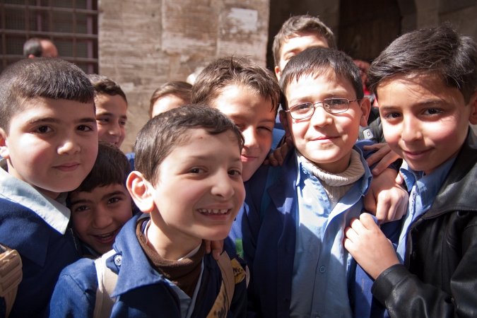 20090312-5319-p4.jpg - 12/03/2009-Syrie-Alep-->Jeunes collègiens syriens